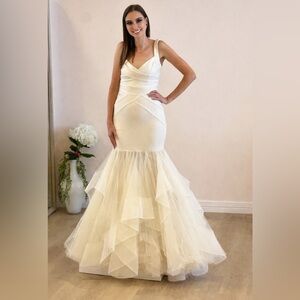 Haley Paige wedding dress sample designer gown size 10